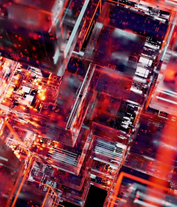 Big data analytics visualization with complex network patterns and nodes